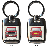 Mini 1275 GT 1974-76 Keyring 5